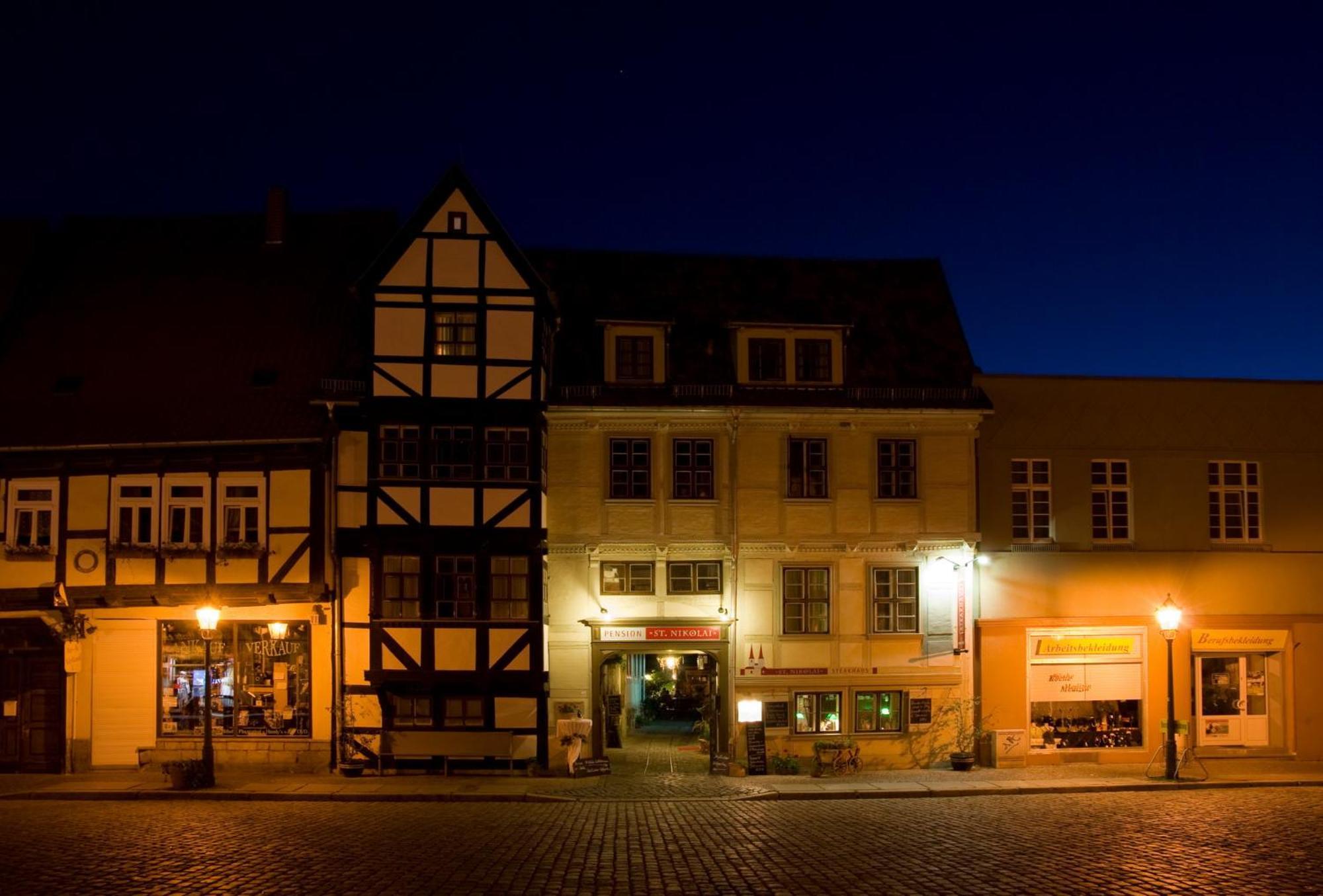 Hotel Pension St Nikolai Quedlinburg Exterior photo