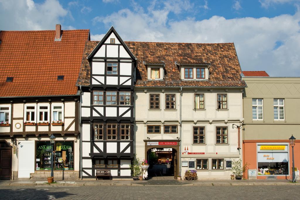 Hotel Pension St Nikolai Quedlinburg Exterior photo